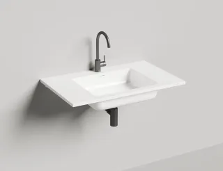 Подвесная раковина Salini Onda S-Stone 1402201MRF 80см RAL полностью